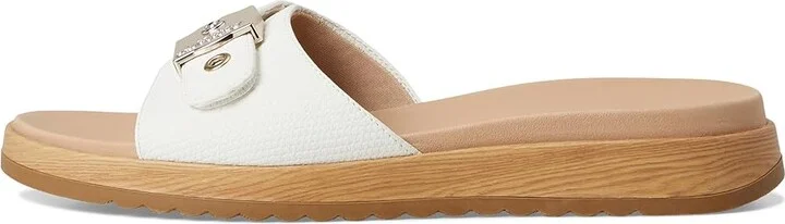Dr. Scholl's Icon Now Women's Sandals White Faux Leather : 10 M - Image 6