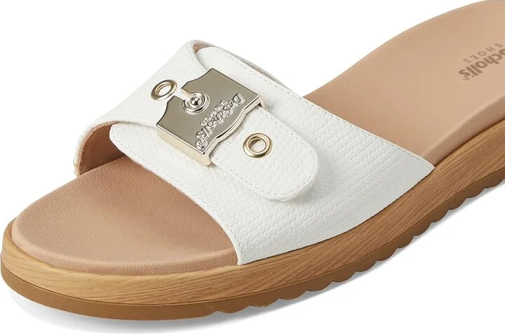 Dr. Scholl's Icon Now Women's Sandals White Faux Leather : 10 M - Image 7
