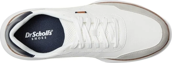 Dr. Scholl's Jake Retro Men's Shoes White Grey Fabric : 12 M, Synthetic - Image 2
