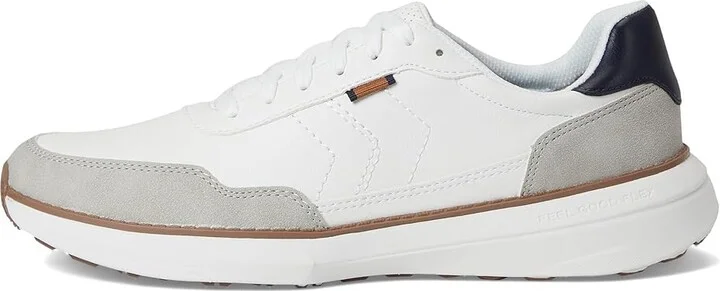 Dr. Scholl's Jake Retro Men's Shoes White Grey Fabric : 12 M, Synthetic - Image 6