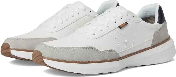Dr. Scholl's Jake Retro Men's Shoes White Grey Fabric : 12 M, Synthetic