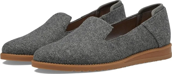 Dr. Scholl's Jetset Women's Shoes Charcoal Wool : 8.5 M, Textile