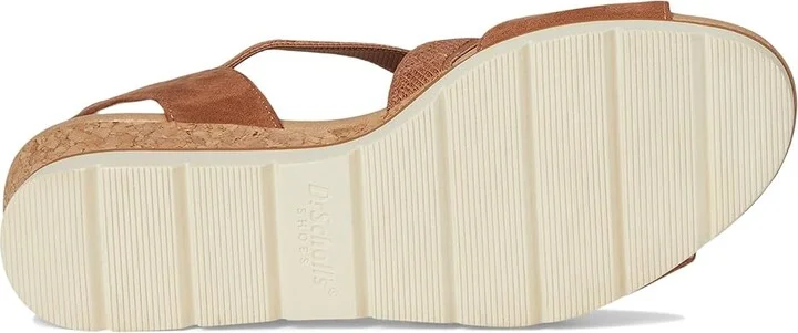 Dr. Scholl's Just Cute Women's Wedge Shoes Honey Brown Fabric : 8 M, Canvas - Image 3