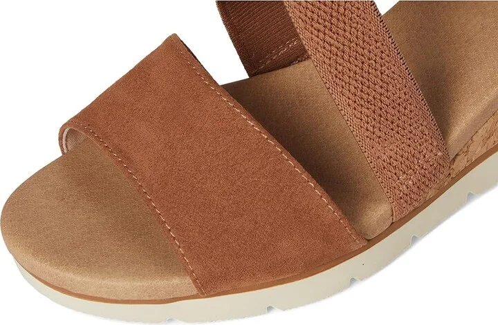Dr. Scholl's Just Cute Women's Wedge Shoes Honey Brown Fabric : 8 M, Canvas - Image 7