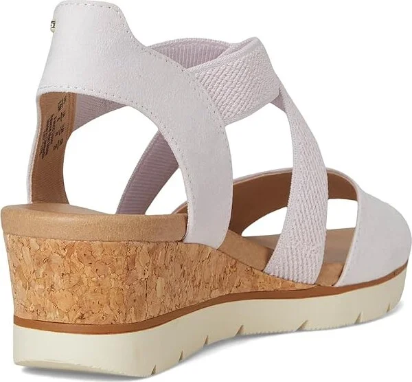 Dr. Scholl's Just Cute Women's Wedge Shoes Lavender Fabric : 11 M, Canvas - Image 4