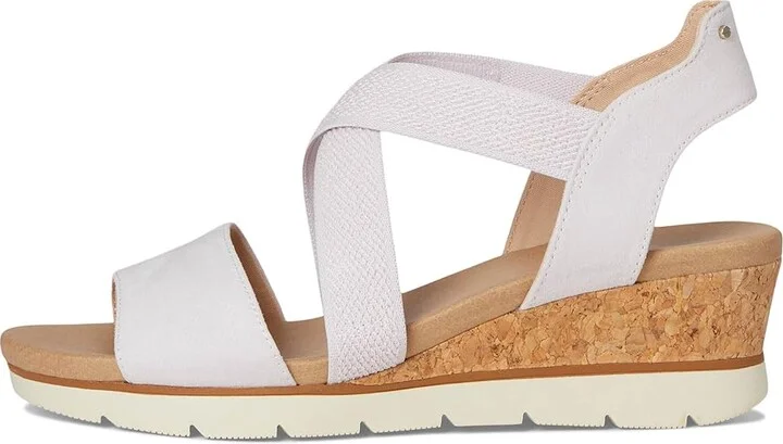 Dr. Scholl's Just Cute Women's Wedge Shoes Lavender Fabric : 11 M, Canvas - Image 6