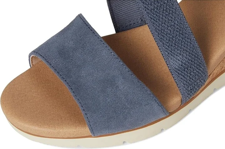 Dr. Scholl's Just Cute Women's Wedge Shoes Oxide Blue Smooth : 7 M, Canvas - Image 7