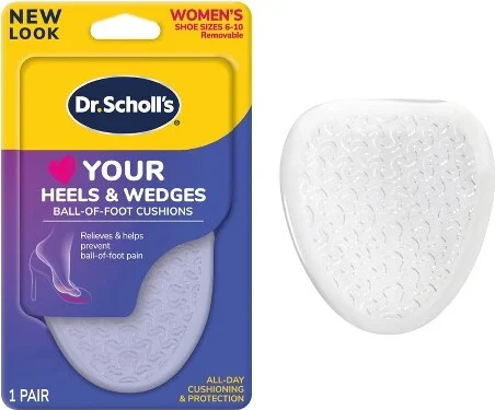 Dr. Scholl's Love Your Heels & Wedges Ball of Foot Cushions - Women's Shoe Size 6-10 - 1 Pair
