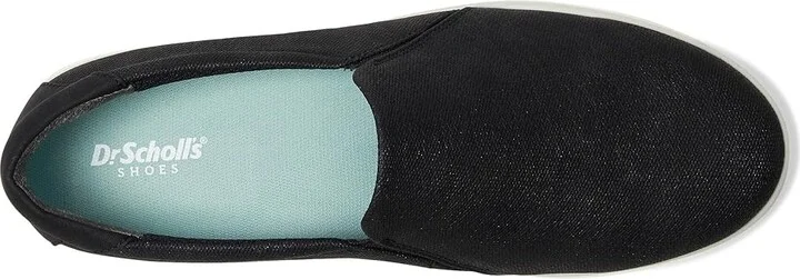 Dr. Scholl's Madison Cloud Loafer/Moc Women's Flat Shoes Black Faux Leather : 8.5 M, Synthetic - Image 2