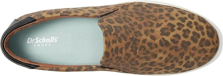 Dr. Scholl's Madison Cloud Loafer/Moc Women's Flat Shoes Leopard Leather : 6 W, Synthetic - Image 2