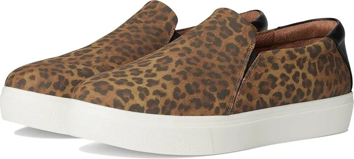 Dr. Scholl's Madison Cloud Loafer/Moc Women's Flat Shoes Leopard Leather : 6 W, Synthetic