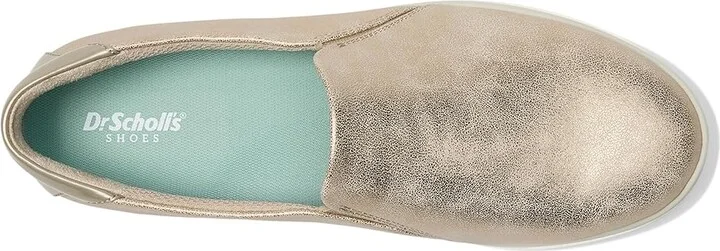 Dr. Scholl's Madison Cloud Loafer/Moc Women's Flat Shoes Light Gold Faux Leather : 6.5 M, Synthetic - Image 2