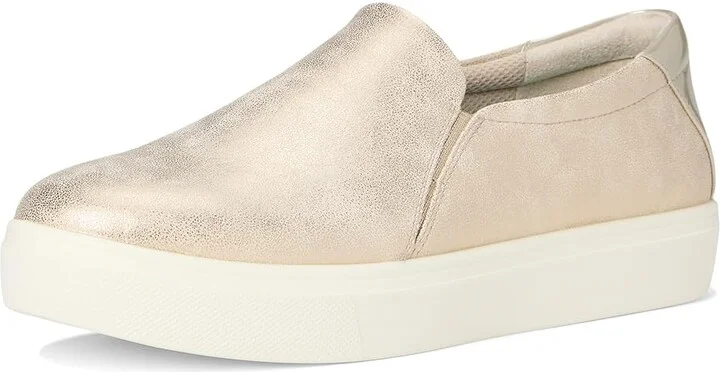Dr. Scholl's Madison Cloud Loafer/Moc Women's Flat Shoes Light Gold Faux Leather : 6.5 M, Synthetic - Image 5