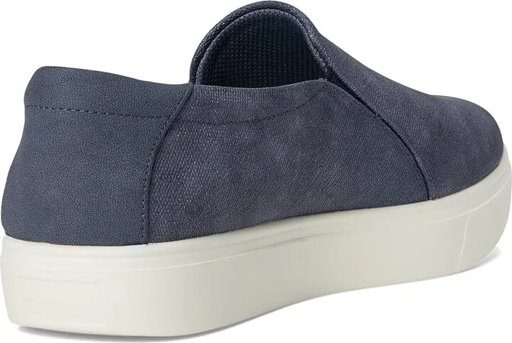 Dr. Scholl's Madison Cloud Loafer/Moc Women's Flat Shoes Oxide Blue Faux Leather : 8 M, Synthetic - Image 4
