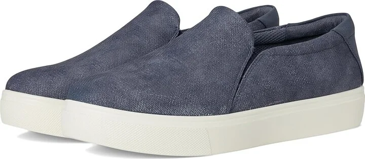 Dr. Scholl's Madison Cloud Loafer/Moc Women's Flat Shoes Oxide Blue Faux Leather : 8 M, Synthetic