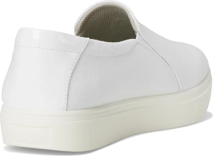 Dr. Scholl's Madison Cloud Loafer/Moc Women's Flat Shoes White Microfiber : 9 W, Synthetic - Image 4