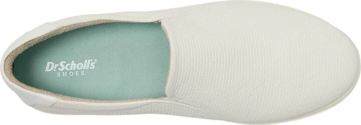 Dr. Scholl's Madison Cloud Loafer/Moc Women's Shoes White Faux Leather : 10 M, Canvas/Textile - Image 2