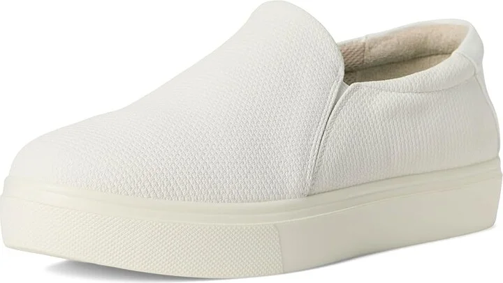 Dr. Scholl's Madison Cloud Loafer/Moc Women's Shoes White Faux Leather : 10 M, Canvas/Textile - Image 5