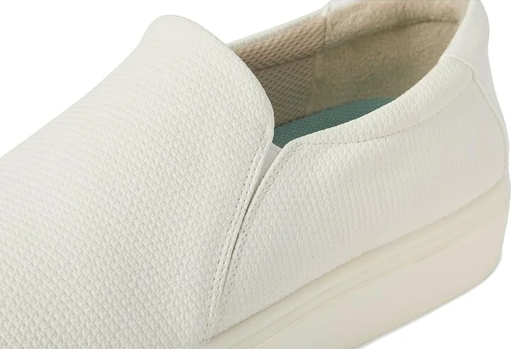 Dr. Scholl's Madison Cloud Loafer/Moc Women's Shoes White Faux Leather : 10 M, Canvas/Textile - Image 7