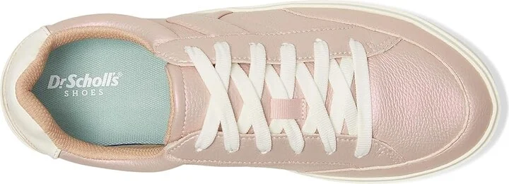 Dr. Scholl's Madison Lace Lace-Up Shoes Women's Shoes Soft Pink Metallic : 9.5 M, Faux Leather - Image 2