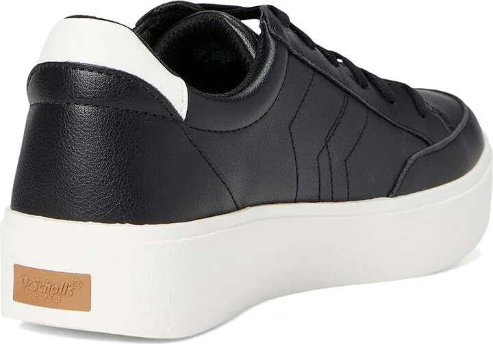 Dr. Scholl's Madison Lace Lace-Up Women's Flat Shoes Black/White Smooth : 10 M, Synthetic - Image 4