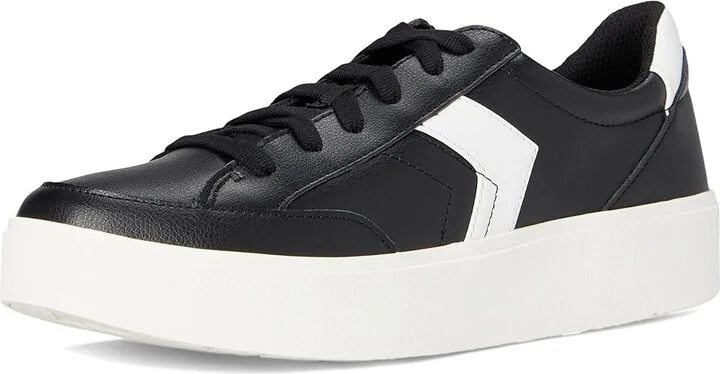 Dr. Scholl's Madison Lace Lace-Up Women's Flat Shoes Black/White Smooth : 10 M, Synthetic - Image 5