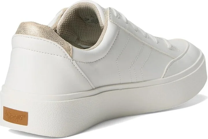 Dr. Scholl's Madison Lace Lace-Up Women's Flat Shoes White Faux Leather : 10 M, Synthetic - Image 4