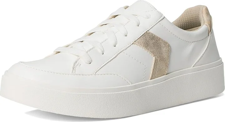 Dr. Scholl's Madison Lace Lace-Up Women's Flat Shoes White Faux Leather : 10 M, Synthetic - Image 5