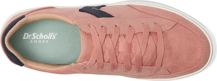 Dr. Scholl's Madison Lace Sneaker Oxford Women's Shoes Rose Pink Microfiber : 9 M, Leather - Image 2