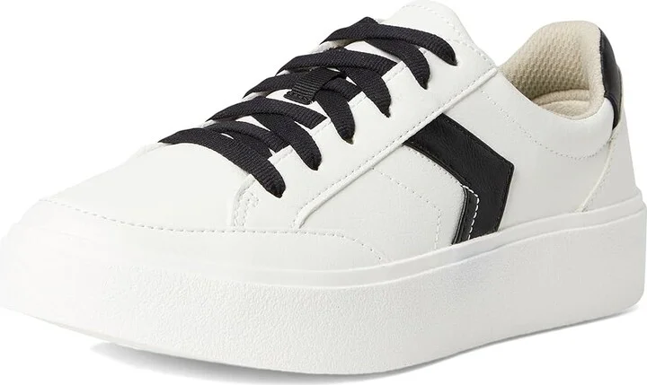 Dr. Scholl's Madison Lace Sneaker Oxford Women's Shoes White/Black Smooth : 7.5 M, Leather - Image 5