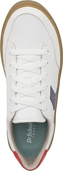 Dr. Scholl's Madison Lace Sneaker Oxford Women's Shoes White Nylon : 6.5 W, Leather - Image 2