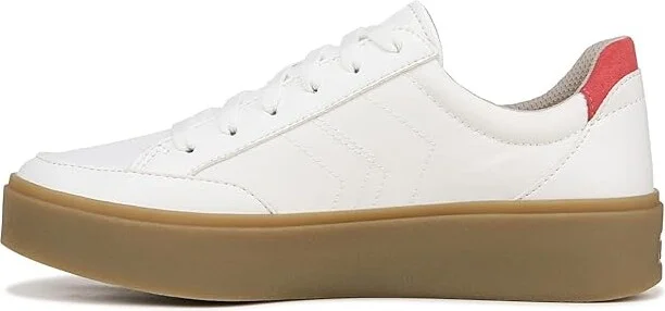 Dr. Scholl's Madison Lace Sneaker Oxford Women's Shoes White Nylon : 6.5 W, Leather - Image 5