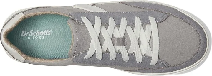 Dr. Scholl's Madison Lace Women's Shoes Grey Fabric : 6 M, Leather - Image 2