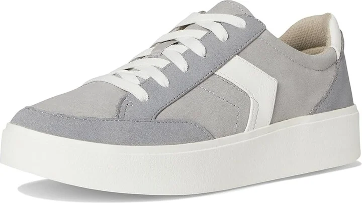 Dr. Scholl's Madison Lace Women's Shoes Grey Fabric : 6 M, Leather - Image 5