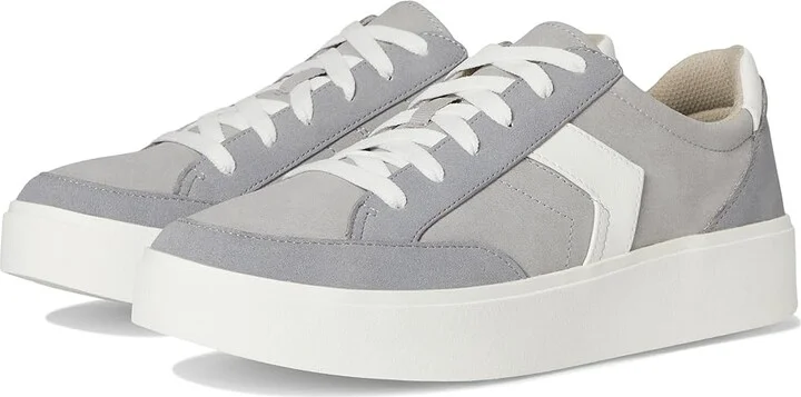 Dr. Scholl's Madison Lace Women's Shoes Grey Fabric : 6 M, Leather