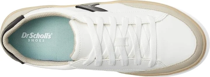Dr. Scholl's Madison Lace Women's Shoes White/Oyster Smooth : 8.5 W, Leather - Image 2
