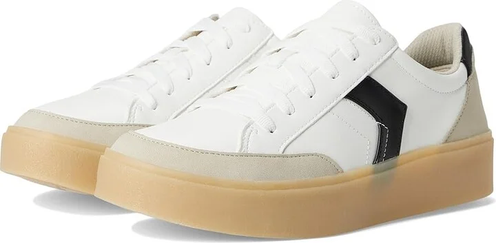 Dr. Scholl's Madison Lace Women's Shoes White/Oyster Smooth : 8.5 W, Leather