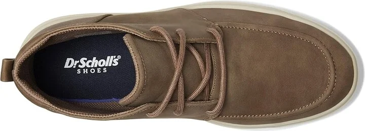 Dr. Scholl's Madison Men's Chukka Men's Boots Mocha Taupe Textured Nubuck : 12 M, Leather - Image 2