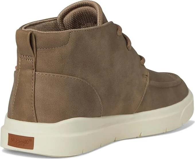 Dr. Scholl's Madison Men's Chukka Men's Boots Mocha Taupe Textured Nubuck : 12 M, Leather - Image 4