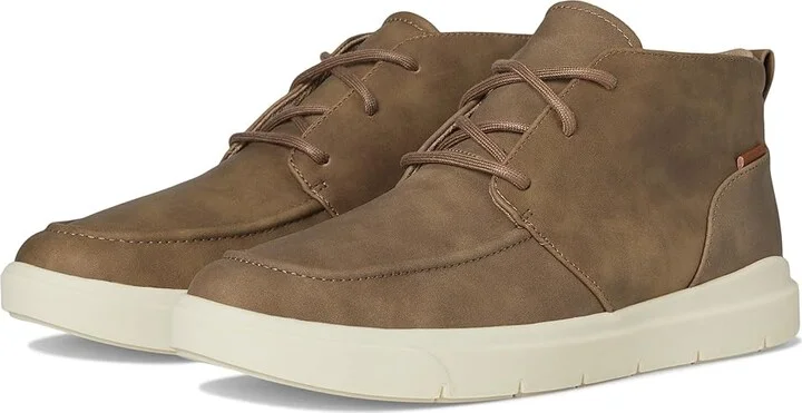 Dr. Scholl's Madison Men's Chukka Men's Boots Mocha Taupe Textured Nubuck : 12 M, Leather