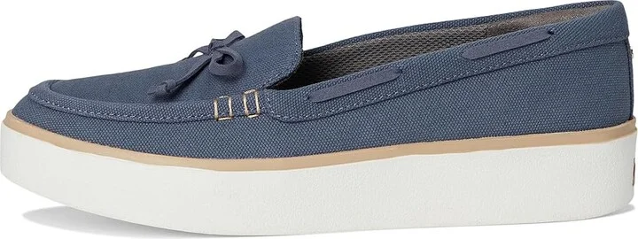 Dr. Scholl's Madison Sea Boats Women's Flat Shoes Oxide Blue Faux Leather : 7 M - Image 6