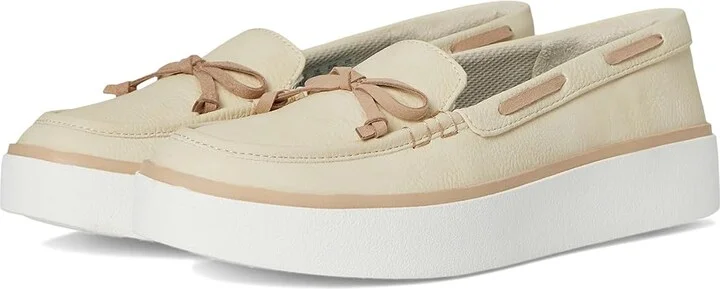 Off White Faux Leather