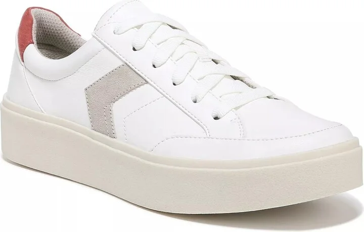 Off White/Grey/Red Synthetic