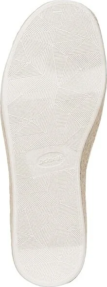 Dr. Scholl's Madison Sun Espadrille Sneaker Women's Shoes White Smooth : 9.5 M, Leather/Textile - Image 3