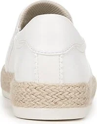 Dr. Scholl's Madison Sun Espadrille Sneaker Women's Shoes White Smooth : 9.5 M, Leather/Textile - Image 4