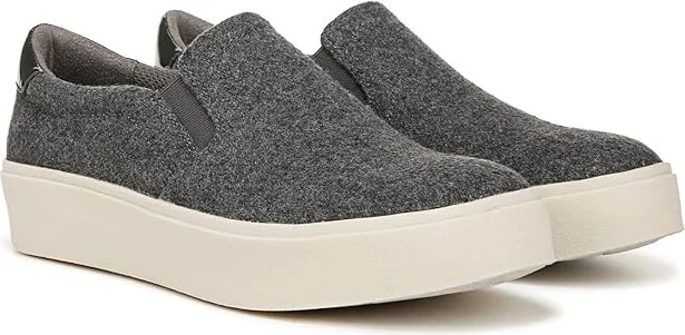 Dr. Scholl's Madison Up Slip-On Women's Shoes Charcoal Wool : 10 M
