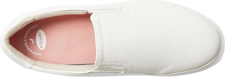 Dr. Scholl's Madison Women's Slip on Shoes White Snake : 10 M, Textile - Image 2