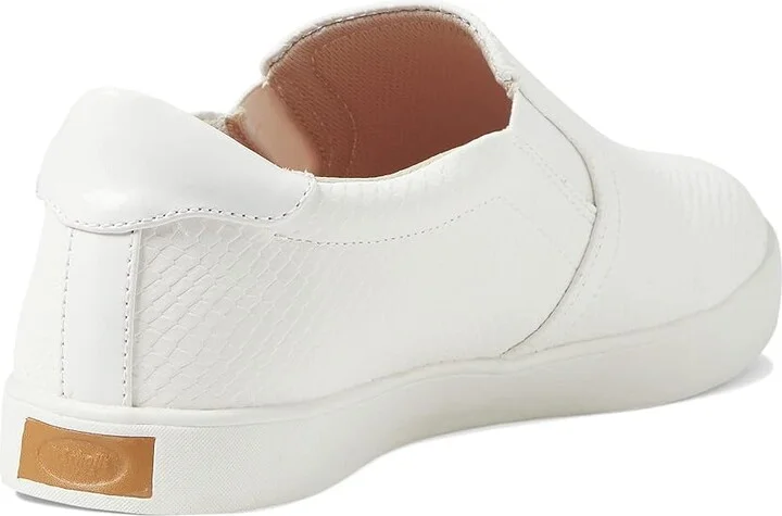 Dr. Scholl's Madison Women's Slip on Shoes White Snake : 10 M, Textile - Image 4