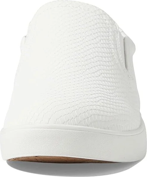 Dr. Scholl's Madison Women's Slip on Shoes White Snake : 10 M, Textile - Image 5