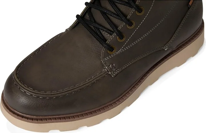 Dr. Scholl's Manchester Men's Boots Grey Faux Leather : 10.5 M, Leather/Textile - Image 2